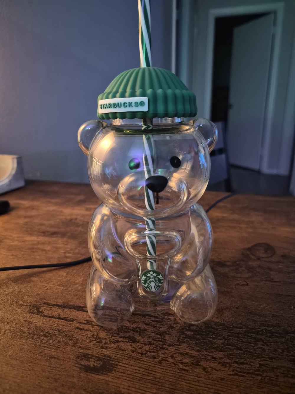 Starbucks LIMITED EDITION Green Bear Tumbler Cup